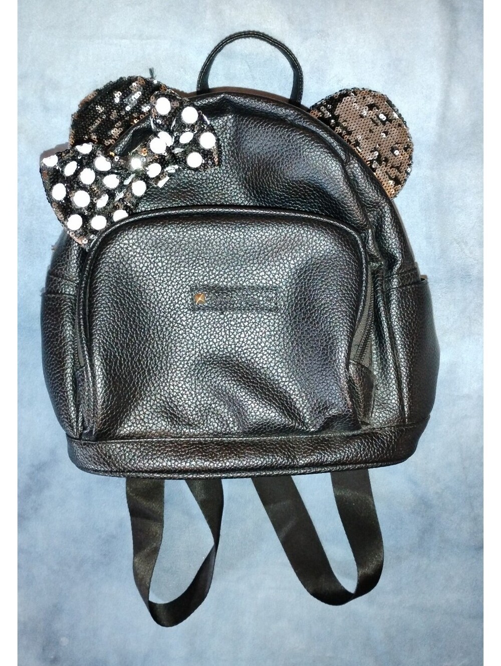 Minnie mouse black backpack